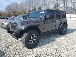 Salvage cars for sale at North Billerica, MA auction: 2018 Jeep Wrangler Unlimited Rubicon