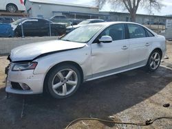 Salvage cars for sale at Albuquerque, NM auction: 2012 Audi A4 Premium Plus