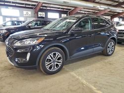 Salvage cars for sale at East Granby, CT auction: 2021 Ford Escape SEL