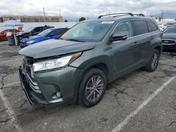 Salvage cars for sale at Van Nuys, CA auction: 2017 Toyota Highlander SE