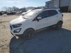 Salvage cars for sale at Duryea, PA auction: 2018 Ford Ecosport SES