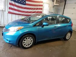 Salvage cars for sale at Lyman, ME auction: 2014 Nissan Versa Note S