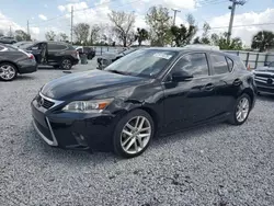 Salvage cars for sale at Riverview, FL auction: 2015 Lexus CT 200