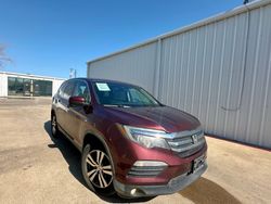 Honda Pilot ex salvage cars for sale: 2016 Honda Pilot EX