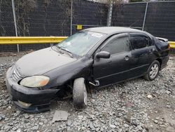 Salvage cars for sale at Waldorf, MD auction: 2003 Toyota Corolla CE