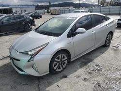 Salvage cars for sale at Sun Valley, CA auction: 2016 Toyota Prius