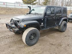 Salvage cars for sale at Davison, MI auction: 2009 Jeep Wrangler Unlimited Sahara