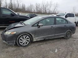 Salvage cars for sale from Copart Leroy, NY: 2010 Honda Civic LX