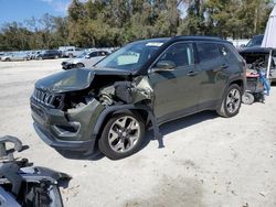 Jeep salvage cars for sale: 2018 Jeep Compass Limited