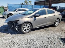 Salvage cars for sale at Riverview, FL auction: 2017 Chevrolet Volt Premier