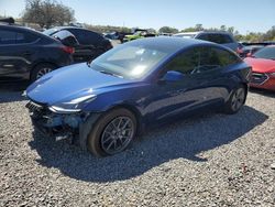 Salvage cars for sale at Riverview, FL auction: 2023 Tesla Model 3