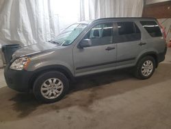 Salvage cars for sale at Ebensburg, PA auction: 2005 Honda CR-V EX