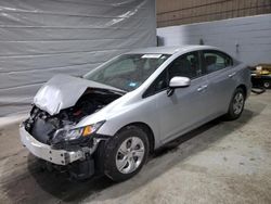 Salvage cars for sale at Candia, NH auction: 2014 Honda Civic LX