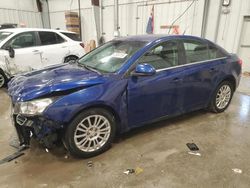 Salvage cars for sale at Franklin, WI auction: 2012 Chevrolet Cruze ECO