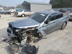 Carros salvage sin ofertas aún a la venta en subasta: 2018 Infiniti Q50 Luxe