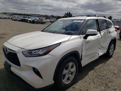 Salvage cars for sale at Antelope, CA auction: 2020 Toyota Highlander Hybrid LE