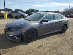 Salvage cars for sale at East Granby, CT auction: 2019 Honda Civic LX