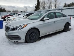 Salvage cars for sale from Copart Ontario Auction, ON: 2015 Hyundai Sonata Sport