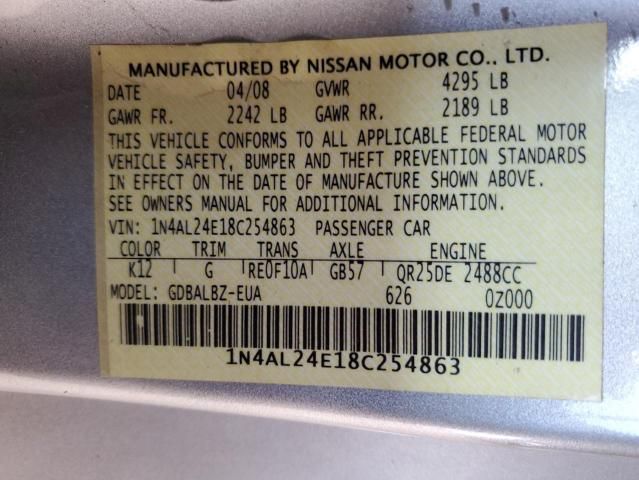 2008 Nissan Altima 2.5S