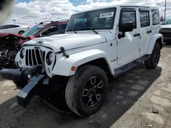 Jeep salvage cars for sale: 2018 Jeep Wrangler Unlimited Sahara