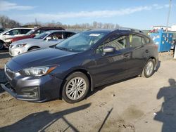 Salvage cars for sale at Duryea, PA auction: 2017 Subaru Impreza Premium Plus