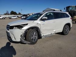 Carros salvage sin ofertas aún a la venta en subasta: 2018 Toyota Highlander Hybrid