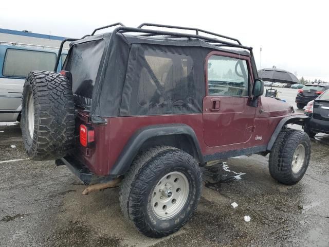 2001 Jeep Wrangler / TJ SE