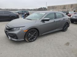 Salvage cars for sale at Fredericksburg, VA auction: 2021 Honda Civic EX