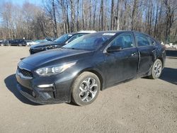 Salvage cars for sale at East Granby, CT auction: 2020 KIA Forte FE