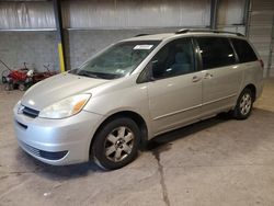 Toyota Sienna ce salvage cars for sale: 2004 Toyota Sienna CE