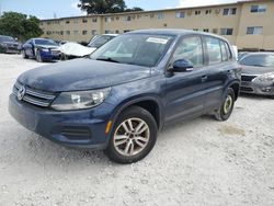 Salvage cars for sale at Opa Locka, FL auction: 2014 Volkswagen Tiguan S