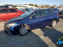 Nissan salvage cars for sale: 2016 Nissan Sentra S