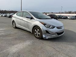 Salvage cars for sale at North Billerica, MA auction: 2015 Hyundai Elantra SE