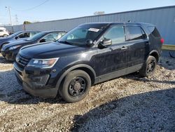 Salvage cars for sale at Franklin, WI auction: 2017 Ford Explorer Police Interceptor