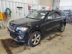 Salvage cars for sale at Mcfarland, WI auction: 2014 Jeep Grand Cherokee Overland