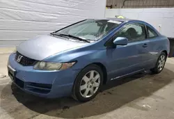 Salvage cars for sale at Candia, NH auction: 2009 Honda Civic LX