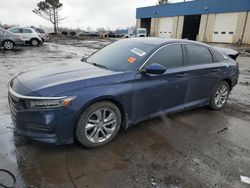 Salvage cars for sale at Woodhaven, MI auction: 2018 Honda Accord LX