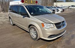 Salvage cars for sale at North Billerica, MA auction: 2015 Dodge Grand Caravan SE