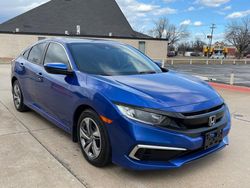 Honda Civic salvage cars for sale: 2019 Honda Civic LX