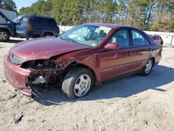 Salvage cars for sale at Seaford, DE auction: 2002 Toyota Camry LE