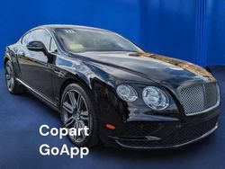 Salvage cars for sale at North Billerica, MA auction: 2016 Bentley Continental GT