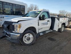 Salvage trucks for sale at Des Moines, IA auction: 2018 Ford F550 Super Duty