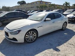 Maserati salvage cars for sale: 2015 Maserati Ghibli S