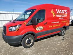 Salvage trucks for sale at Appleton, WI auction: 2017 Ford Transit T-250