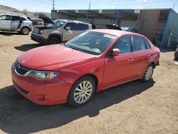 Salvage cars for sale at Colorado Springs, CO auction: 2008 Subaru Impreza 2.5I