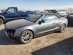 Salvage cars for sale at Brighton, CO auction: 2013 Audi A5 Premium Plus