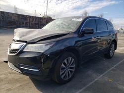 Salvage cars for sale at Wilmington, CA auction: 2014 Acura MDX Technology