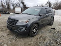 SUV salvage a la venta en subasta: 2017 Ford Explorer Sport