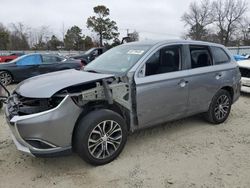 Salvage cars for sale at Hampton, VA auction: 2017 Mitsubishi Outlander SE