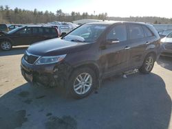 Salvage cars for sale at Windham, ME auction: 2015 KIA Sorento LX